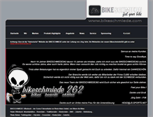 Tablet Screenshot of bikeschmiede.com